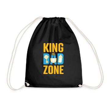 Be the Kingof the DAD Zone ! - Turnbeutel - Schwarz - Vorne