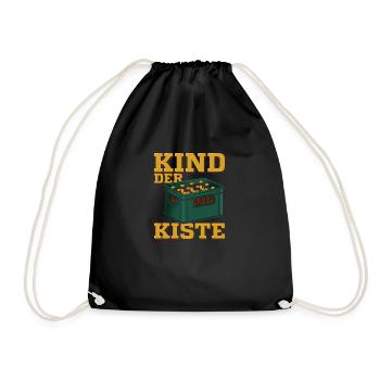 Kind der Kiste - Turnbeutel - Schwarz - Vorne