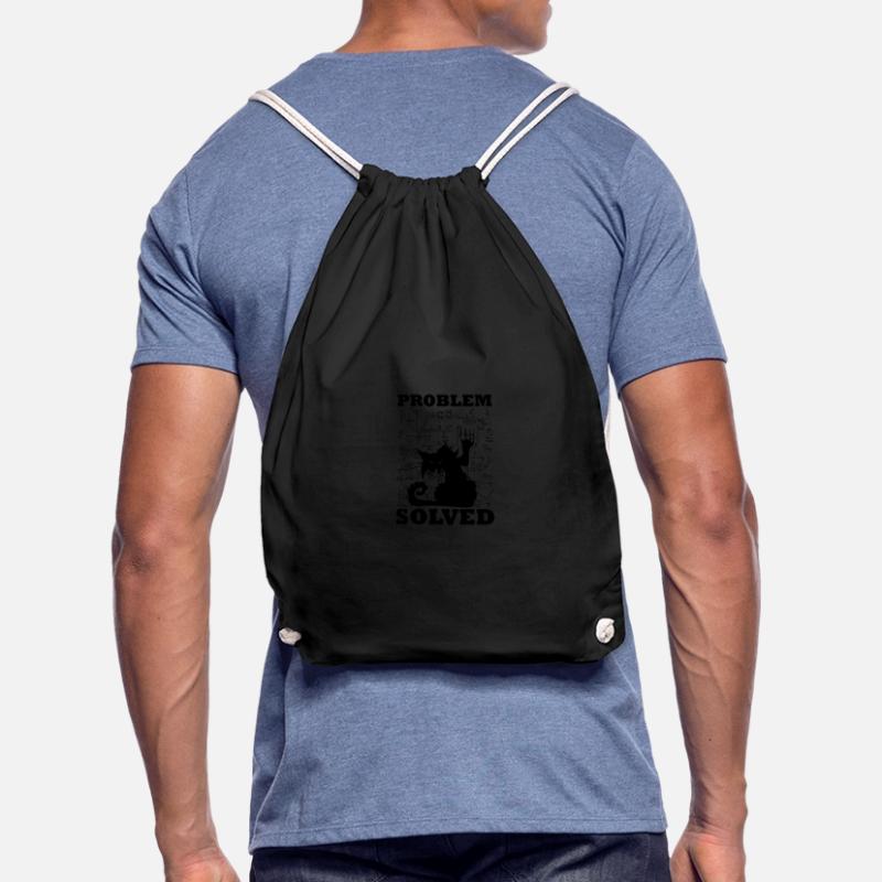 Problem Solved Math Student Homework Math Drawstring Bag