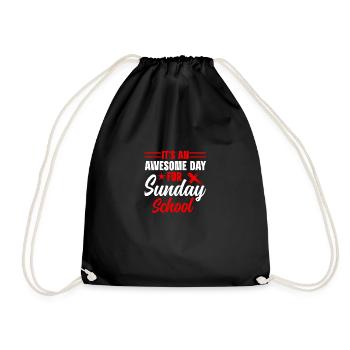 Fidèle serviteur chrétien enseignant de l’école du dimanche - Sac de sport léger - noir - Devant