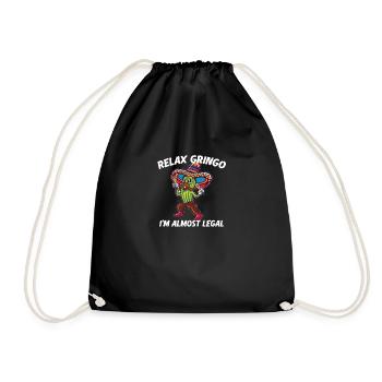 Relax Gringo Je suis presque légal - Drôle mexicain - Sac de sport léger - noir - Devant