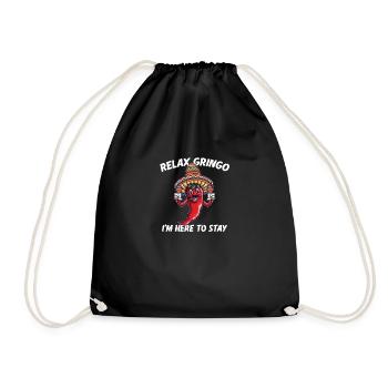 Relax Gringo Je suis presque légal - Drôle mexicain - Sac de sport léger - noir - Devant