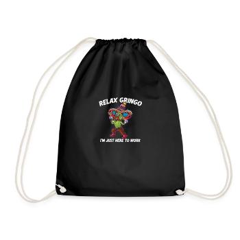 Relax Gringo Je suis presque légal - Drôle mexicain - Sac de sport léger - noir - Devant