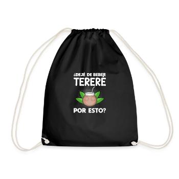 Deje De Beber Paraguayan Guarani Terere - Turnbeutel - Schwarz - Vorne