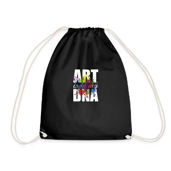 Art Supplies For Girls And Kids Art Kit - Drawstring Bag - black - Front