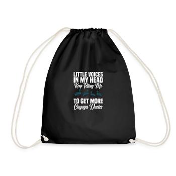 Cayuga Canard Propriétaire Enclos Nourriture Animal En Peluche - Sac de sport léger - noir - Devant