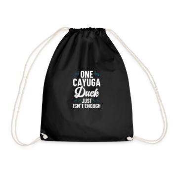 Cayuga Canard Enclos Nourriture Animal En Peluche Cayuga - Sac de sport léger - noir - Devant