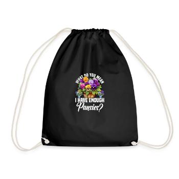 Cayuga Canard Enclos Nourriture Animal En Peluche Cayuga - Sac de sport léger - noir - Devant