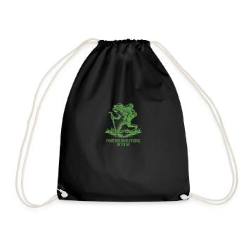 Je ne sais pas trop où je vais mais je suis Gay Frog - Sac de sport léger - noir - Devant