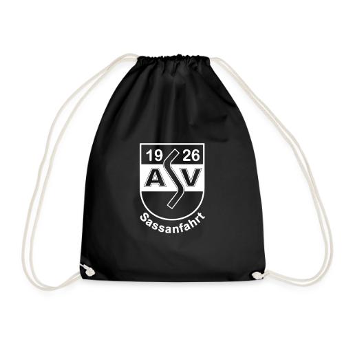 ASV Logo schwarz-weiß einseitig - Turnbeutel