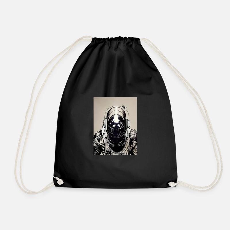 Astro AI - Drawstring Bag - black