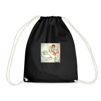 Guérissez bientôt - Sac de sport léger - noir - Devant