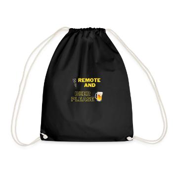 Chemise de fête des pères - Sac de sport léger - noir - Devant