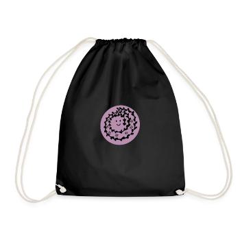 Grandir avec le lilas - Sac de sport léger - noir - Devant