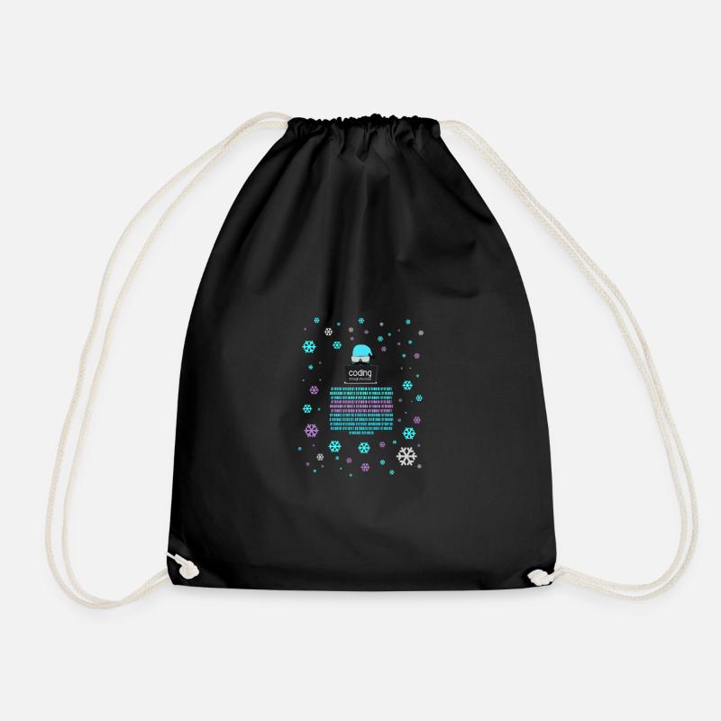 Programmeur Père Noël - Sac de sport léger - noir