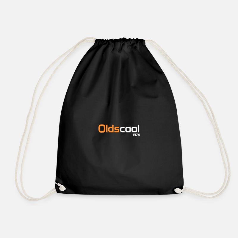 Oldscool 1974 - Drawstring Bag - black