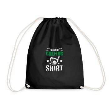 Voici ma chemise de golf - Sac de sport léger - noir - Devant