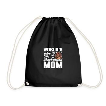World's greatest dachshund mom - Turnbeutel - Schwarz - Vorne