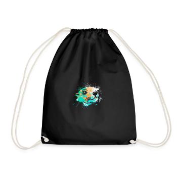 Splash Art Seal Lion de mer - Sac de sport léger - noir - Devant