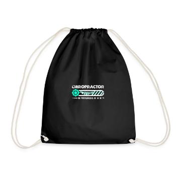 Chiropractor in progress - Drawstring Bag - black - Front