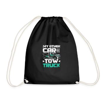 Mon autre voiture est une dépanneuse - Sac de sport léger - noir - Devant