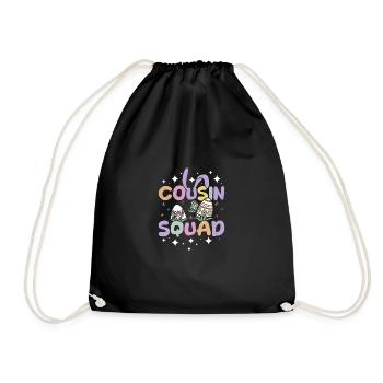 Lapins de Pâques Cousin Bunny squad - Sac de sport léger - noir - Devant