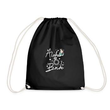 Hawaii Wedding Bride Bridesmaid Aloha bride - Turnbeutel - Schwarz - Vorne