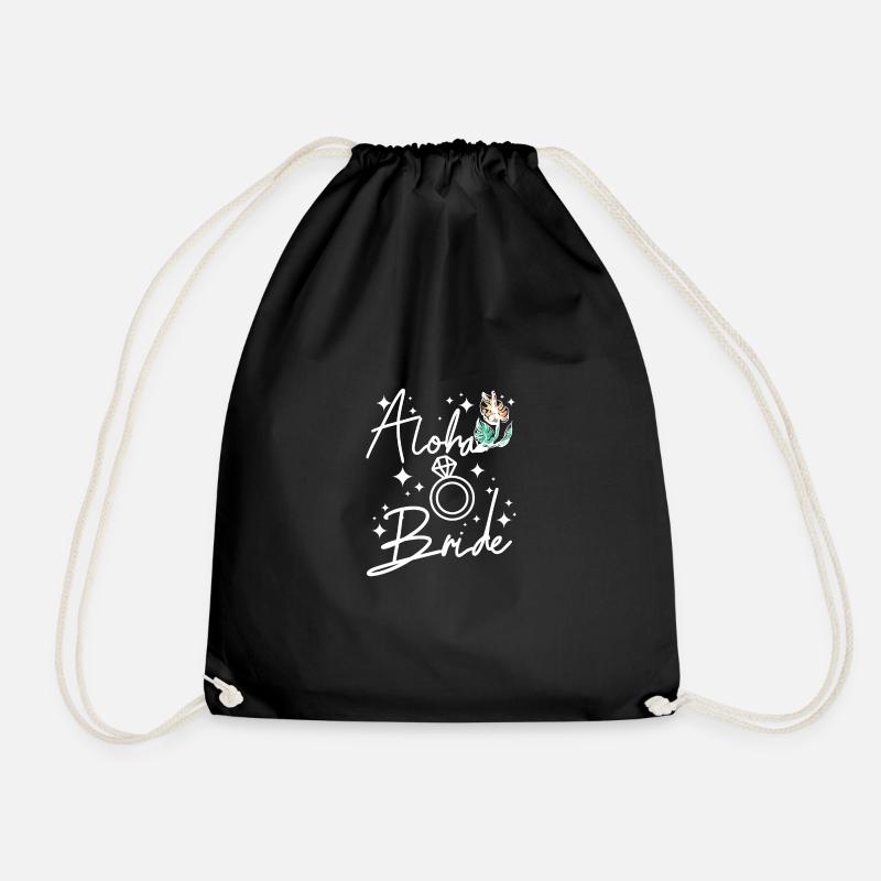Hawaii Wedding Bride Bridesmaid Aloha bride - Turnbeutel - Schwarz