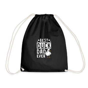 Canard plus loin Meilleur papa canard pékin de tous les temps - Sac de sport léger - noir - Devant