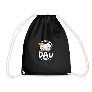 Meilleur papa calopsitte de tous les temps - Sac de sport léger - noir - Devant