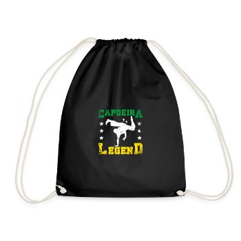 Légende de la capoeira au Brésil - Sac de sport léger - noir - Devant