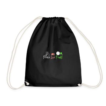 Paix Amour Padel - Sac de sport léger - noir - Devant