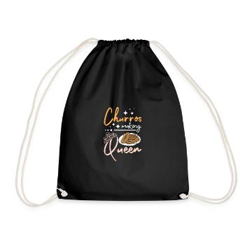 Churros faire reine - Sac de sport léger - noir - Devant