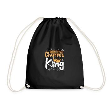Roi des churros - Sac de sport léger - noir - Devant