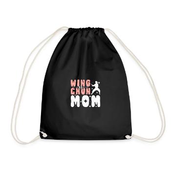 Fête des mères Wing chun Mama Mom - Sac de sport léger - noir - Devant