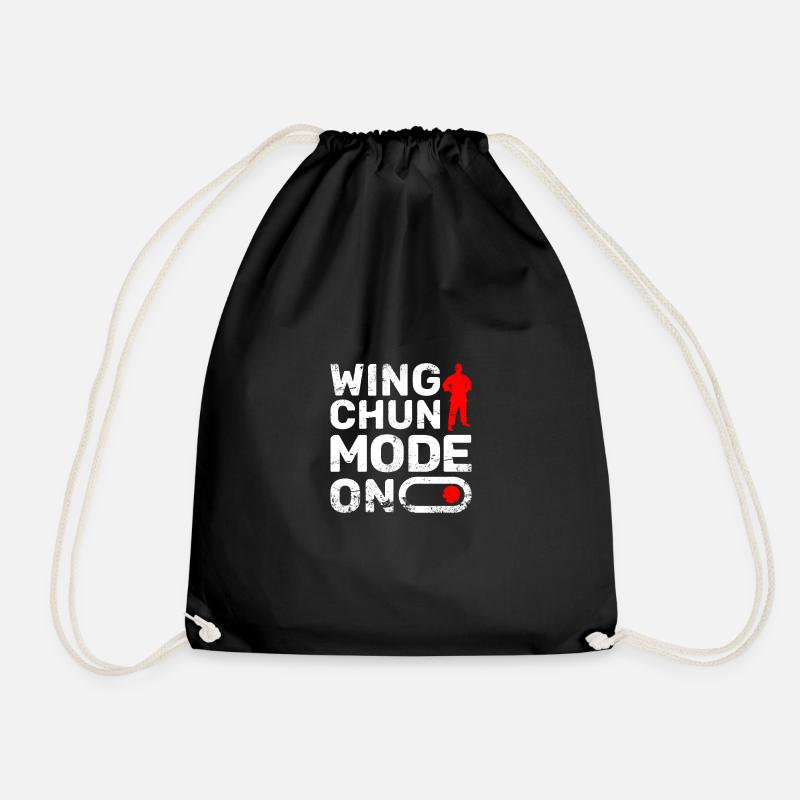 Wing chun mode on - Turnbeutel - Schwarz
