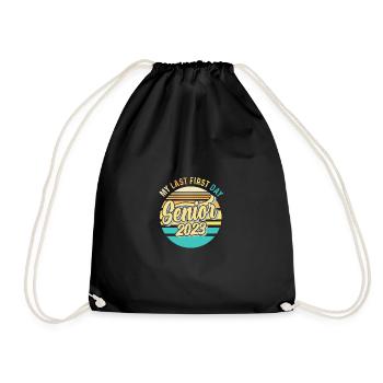 Mon dernier premier jour de classe senior de 2023 - Sac de sport léger - noir - Devant