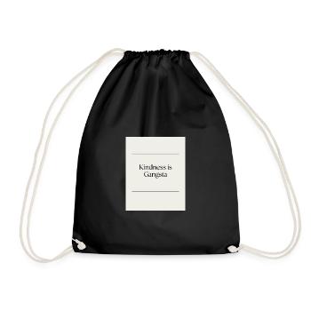 Inhimillisyys_on_uusi_musta-3 - Sac de sport léger - noir - Devant