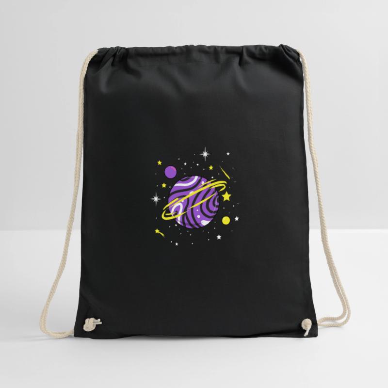 Nonbinary Space Planet Nonbinary Pride Sac de sport léger