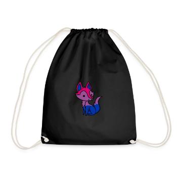 Fierté bisexuelle Fox Cadeau bisexuel - Sac de sport léger - noir - Devant