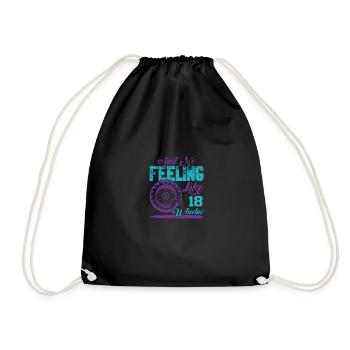 Trucker dit camions cool - Sac de sport léger - noir - Devant