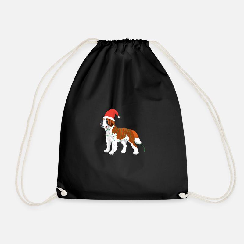 Christmas - Drawstring Bag - black