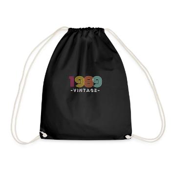 1989 VINTAGE - Sac de sport léger - noir - Devant