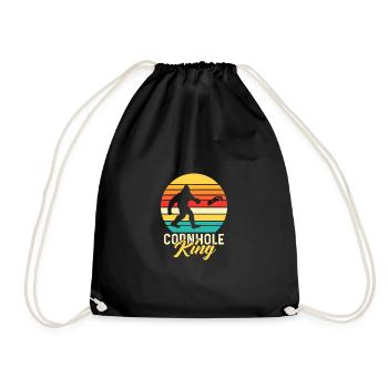 Cornhole King Sasquatch Bags Toss Game - Turnbeutel - Schwarz - Vorne
