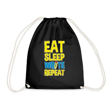 Manger Dormir Écrire Répéter 4 - Sac de sport léger - noir - Devant