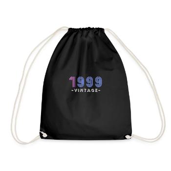 Vintage Glory '99: Timeless Beauty - Drawstring Bag - black - Front