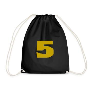 HAPPY BIRTHDAY. HAPPY BIRTHDAY. ANNIVERSARY. - Drawstring Bag - black - Front