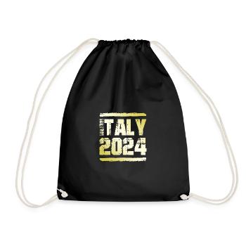 Italie 2024 Médaille d’or - Sac de sport léger - noir - Devant