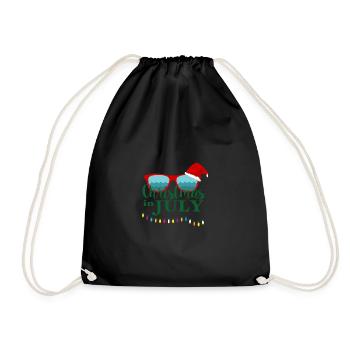 Christmas In July - Turnbeutel - Schwarz - Vorne
