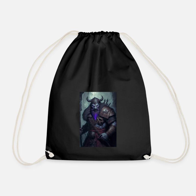 Berserker - Drawstring Bag - black
